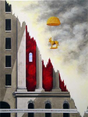 Sample artwork by Charles Reinike III (Born 1947), known for painting, mural painting, pewter metal sculpture - View similar artists and auction records